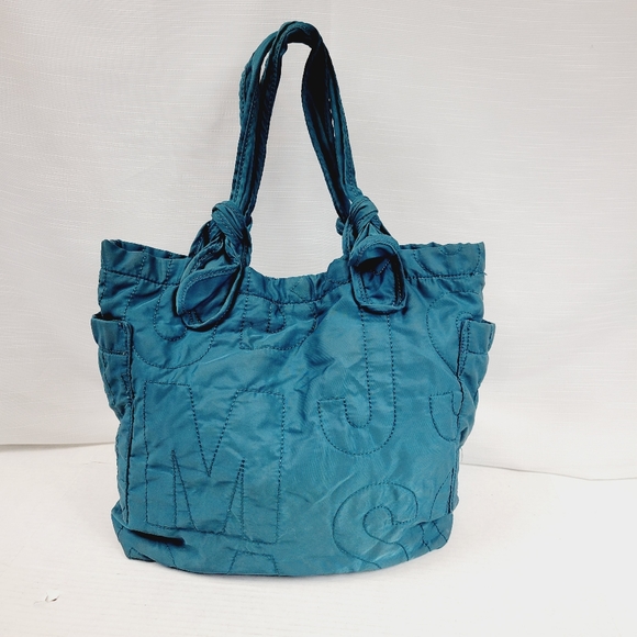 Marc by Marc Jacobs Pretty Nylon Tate Medium Tote Teal - Picture 8 of 16